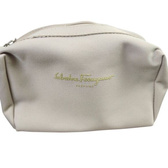 Salvatore Ferragamo Cream Makeup Perfume Bag - Picture 3 of 8
